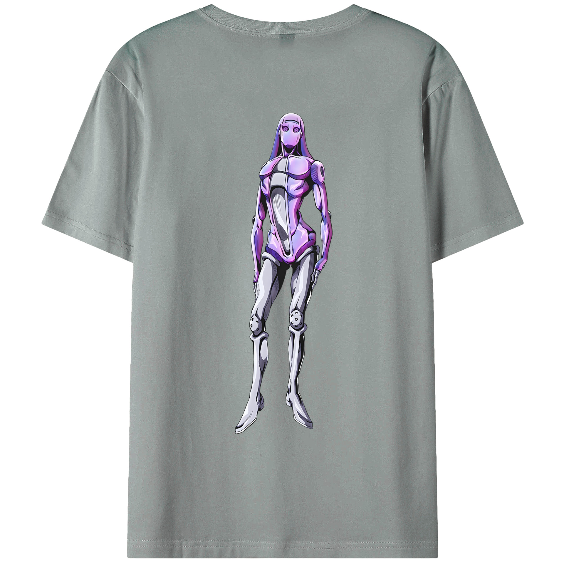 （画像用） ジョジョの奇妙な冒険 JoJo's Bizarre Adventure 綿100％ メンズ半袖Tシャツ（バックプリント） 通気性